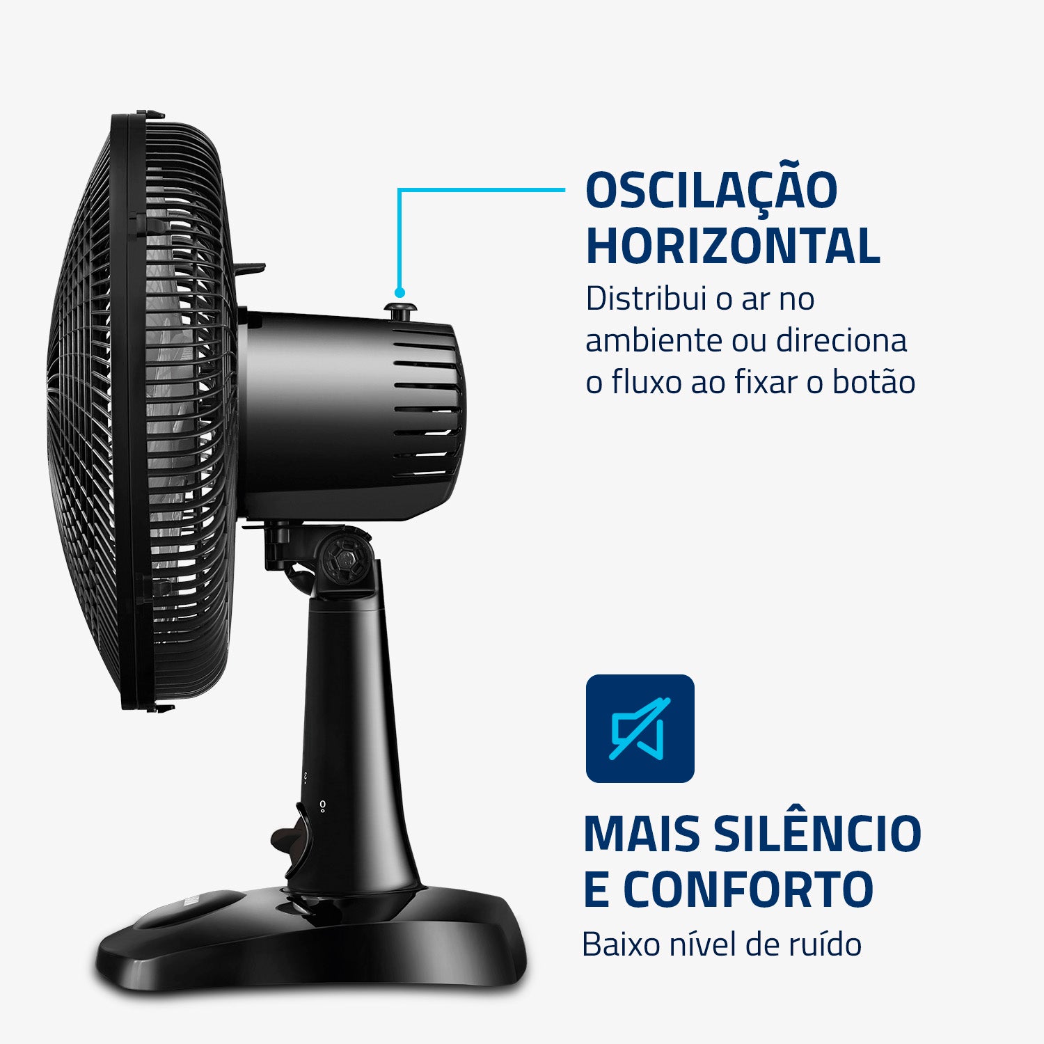 Ventilador Mondial 30cm Super Power Vsp-30-B 60W 3 Velocidades Ventilador Mondial 30cm Super Power Vsp-30-B 60W 3 Velocidades